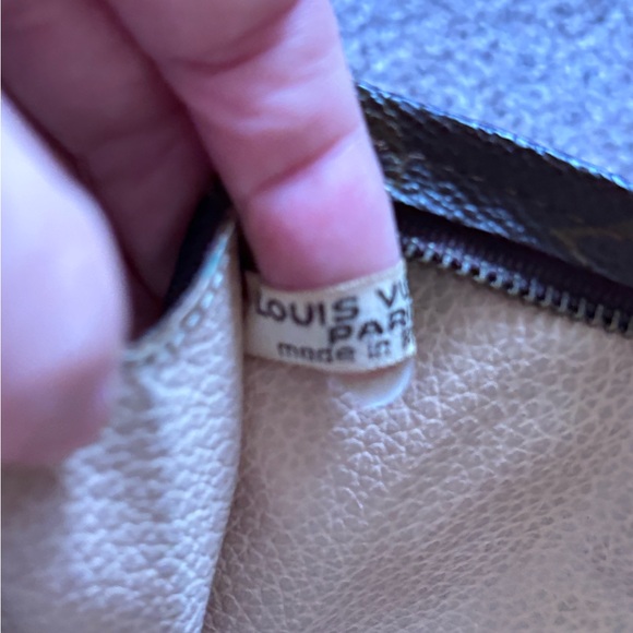 Auth LOUIS VUITTON Poche Toilette 26 Clutch Hand Bag Monogram Large Vintage - Picture 11 of 16